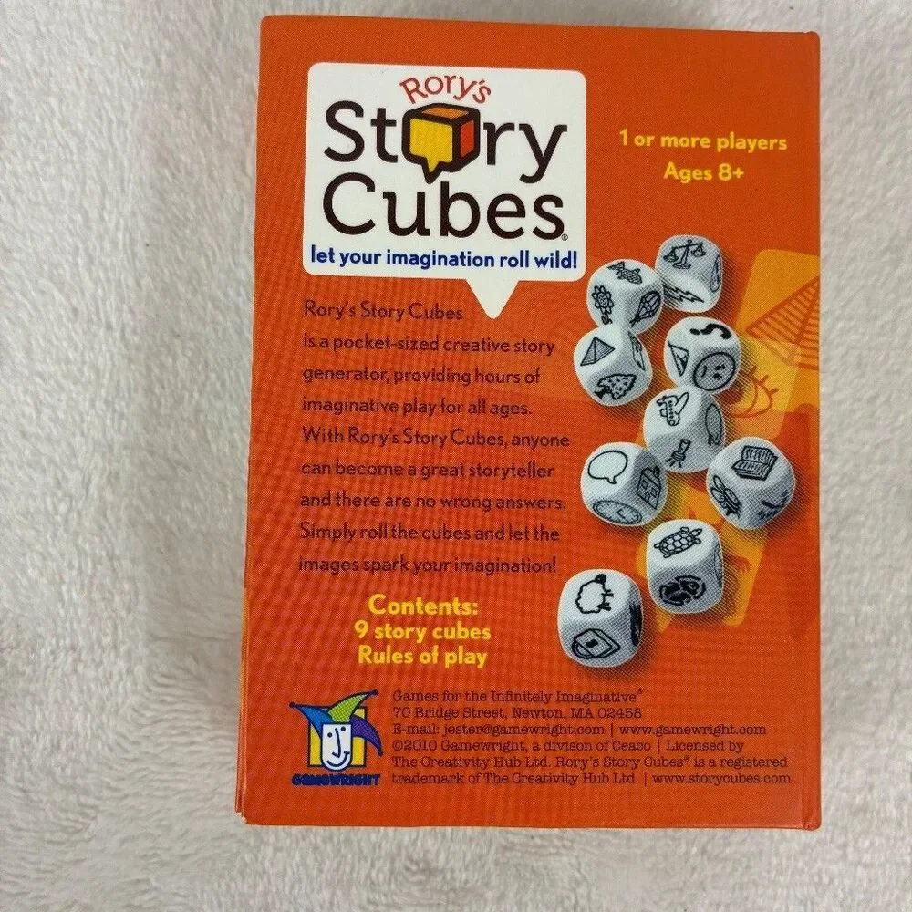 Rory's Story Cubes Original & Actions Sets -Gamewright Dice Games- Educational
